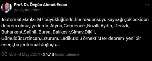 Prof. Dr. Ahmet Ercan, 7 Büyüklüğündeki Depremin Beklendiği Yerleri Tek Tek Sıraladı 6